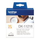 Brother Black On White Round 24mm Labels 1000 Labels - DK11218 - GARDEN & PET SUPPLIES