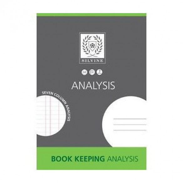 Silvine A4 Book Keeping Analysis Pad 7 Cash Columns 32 Pages (Pack 6) - SJA4A - GARDEN & PET SUPPLIES