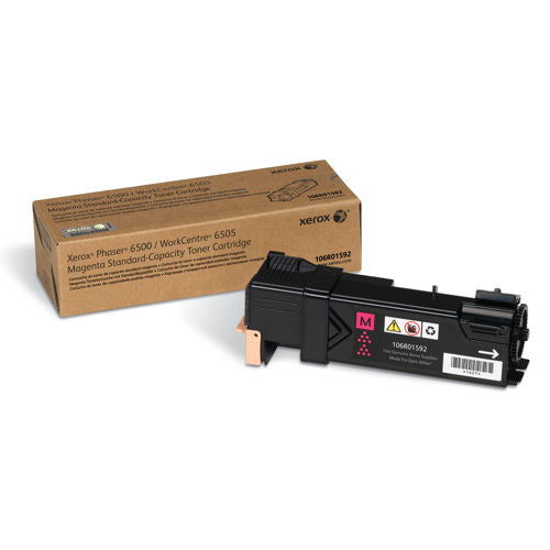 Xerox Magenta Standard Capacity Toner Cartridge 1k pages for 6500 6505 - 106R01592 - GARDEN & PET SUPPLIES