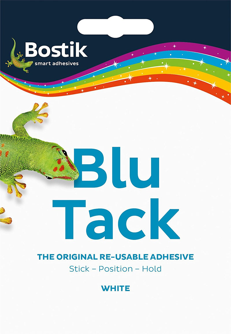 Bostik Blu Tack Mastic Adhesive Non-toxic White (Pack 12) - 30803836 - GARDEN & PET SUPPLIES