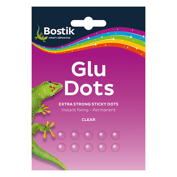 Bostik Permanent Extra Strong Glu Dots 64 Dots (Pack 12) - 30803719 - GARDEN & PET SUPPLIES