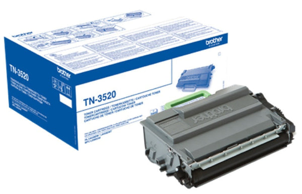 Brother Black Toner Cartridge 20k pages - TN3520 - GARDEN & PET SUPPLIES