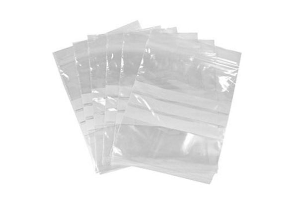 ValueX Grip Bags Write On 40mu 88x114mm Clear (Pack 1000) - 590123 - GARDEN & PET SUPPLIES