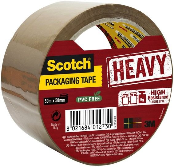 Scotch Packaging Tape Heavy Brown 50mm x 50m (Pack 1) 7100094742 - GARDEN & PET SUPPLIES