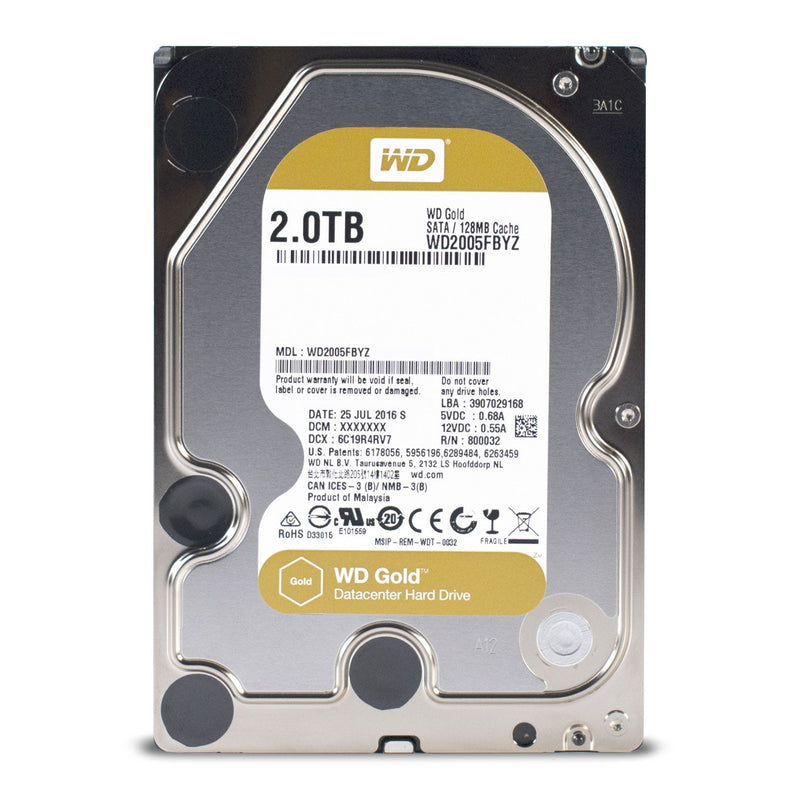 2TB Gold Datacenter SATA 3.5in Int HDD - GARDEN & PET SUPPLIES