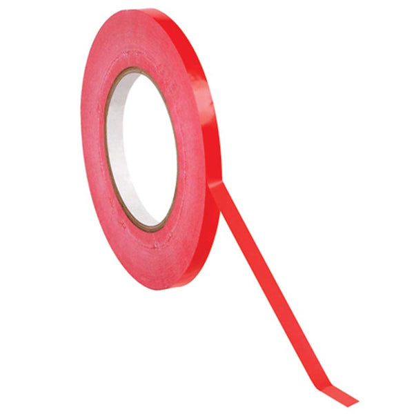 ValueX PVC Bag Neck Tape 9mmx66m Red (Pack 6) - 221491 - GARDEN & PET SUPPLIES