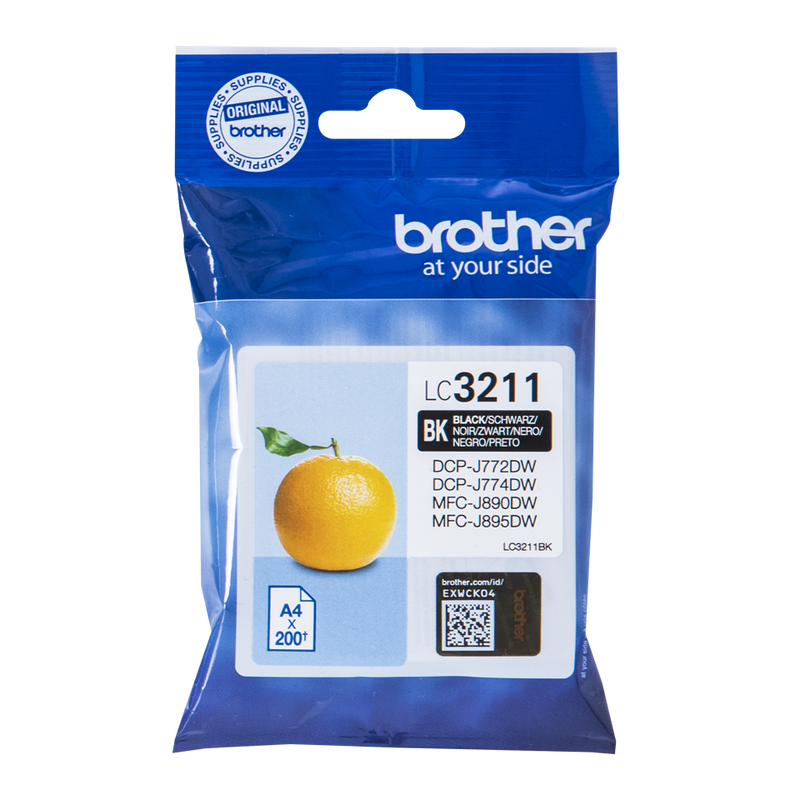 Brother Black Ink Cartridge 15ml - LC3211BK - GARDEN & PET SUPPLIES