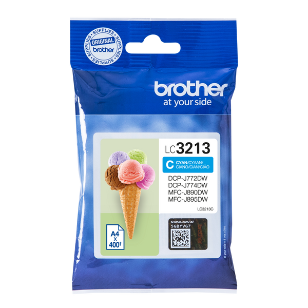 Brother Cyan Ink Cartridge 10ml - LC3213C - GARDEN & PET SUPPLIES