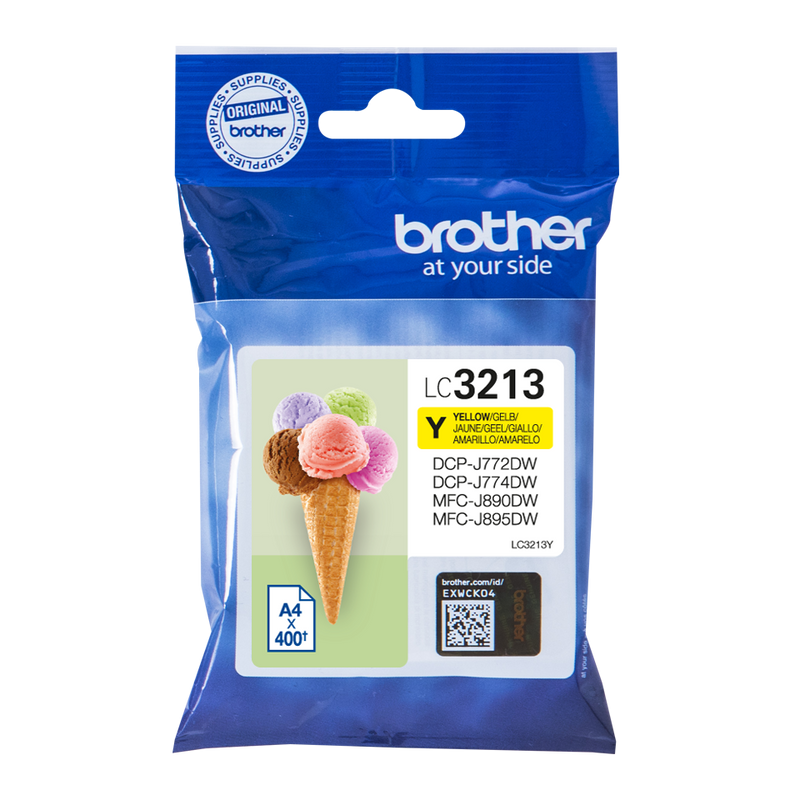 Brother Yellow Ink Cartridge 10ml - LC3213Y - GARDEN & PET SUPPLIES