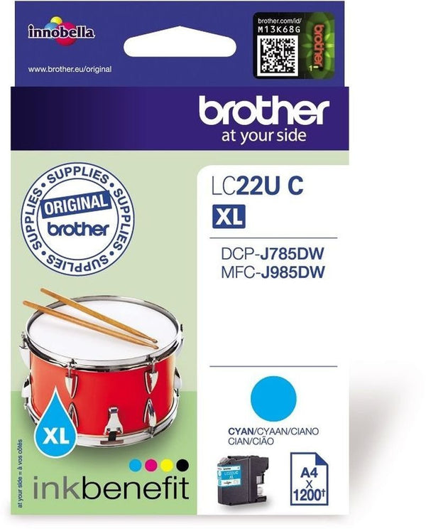 Brother Cyan Ink Cartridge 15ml - LC22UC - GARDEN & PET SUPPLIES