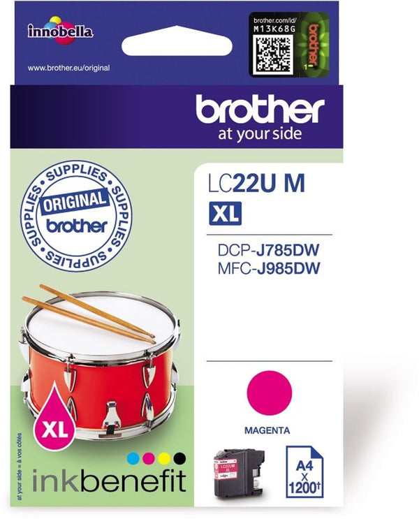 Brother Magenta Ink Cartridge 15ml - LC22UM - GARDEN & PET SUPPLIES