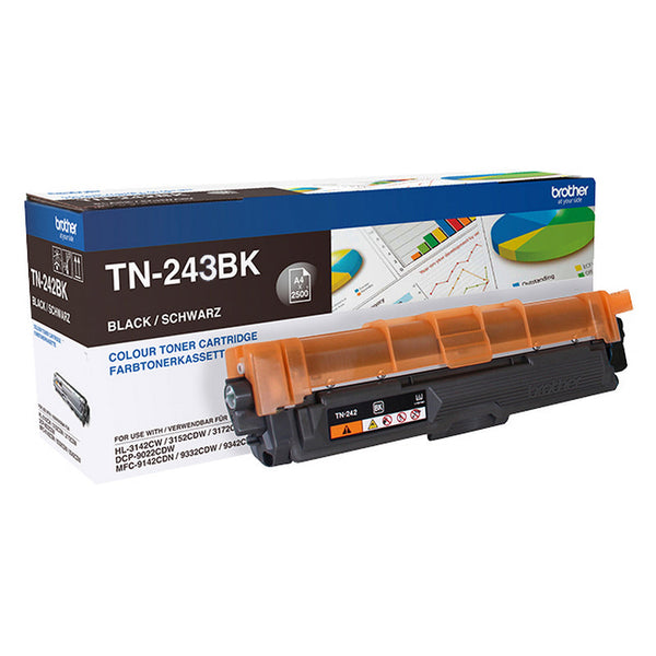 Brother Black Toner Cartridge 1k pages - TN243BK - GARDEN & PET SUPPLIES