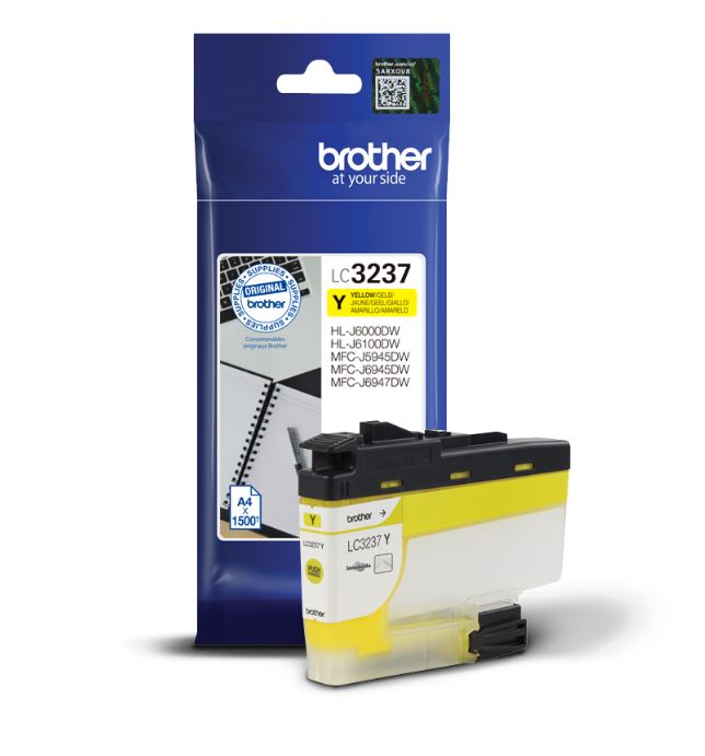 Brother Yellow Ink Cartridge 16ml - LC3237Y - GARDEN & PET SUPPLIES