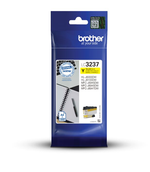 Brother Yellow Ink Cartridge 16ml - LC3237Y - GARDEN & PET SUPPLIES