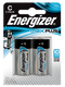 Energizer Max Plus C Alkaline Batteries (Pack 2) - E301324203 - GARDEN & PET SUPPLIES