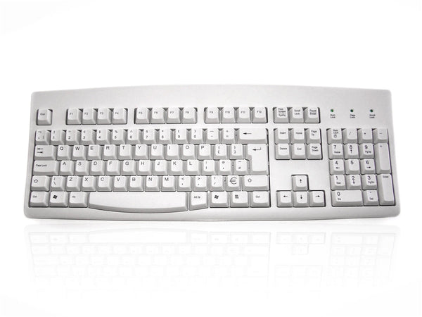 Accuratus 260 USB White QWERTY Keyboard - GARDEN & PET SUPPLIES