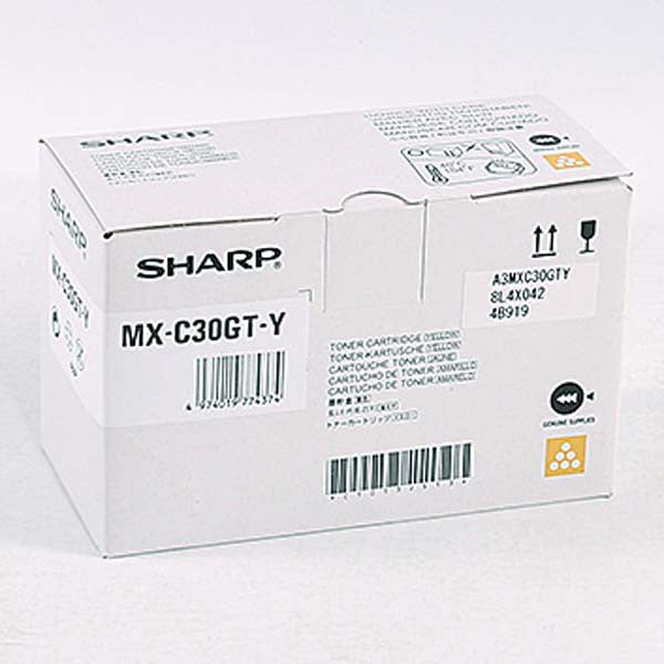 Sharp Yellow Toner Cartridge 6k pages - MXC30GTY - GARDEN & PET SUPPLIES