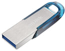 128GB Ultra Flair USB3 Blue Flash Drive - GARDEN & PET SUPPLIES