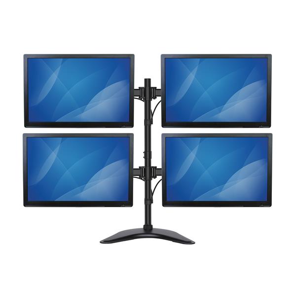 StarTech.com Heavy Duty Steel Quad Monitor Stand - GARDEN & PET SUPPLIES