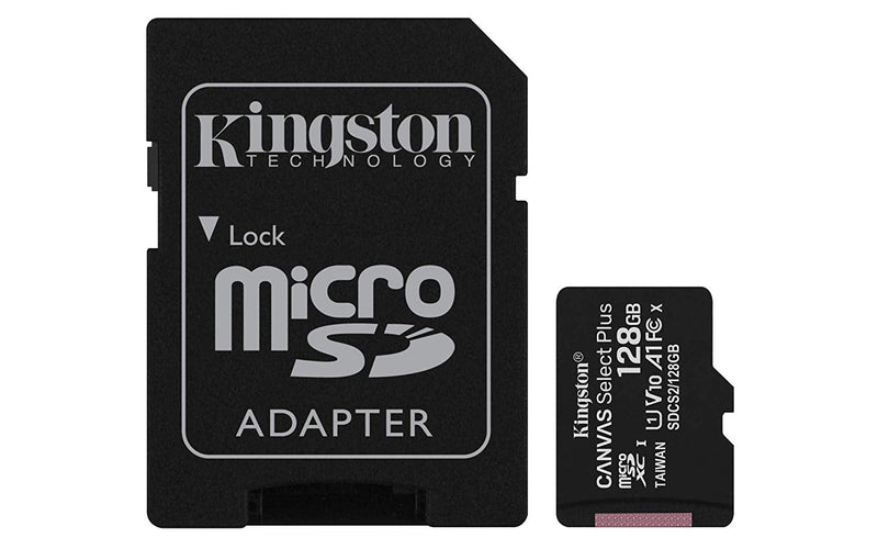 128GB CS Plus C10 MicroSDXC and Adapter - GARDEN & PET SUPPLIES