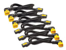 1.2m C13 to C14 90 Degree Power Cord x6 - GARDEN & PET SUPPLIES