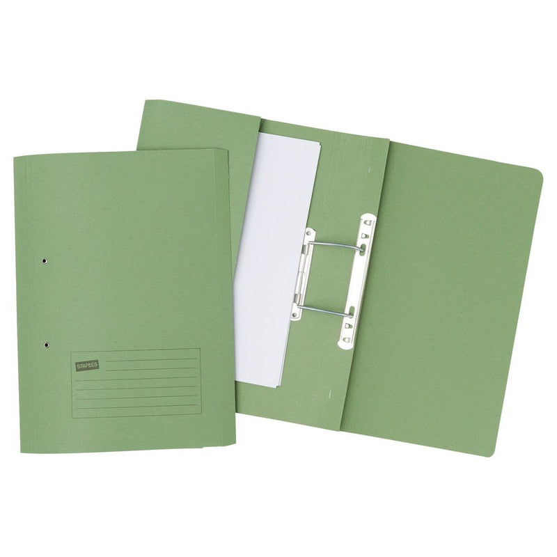 Forever Spring Pocket Transfer File Manilla Foolscap 300gsm Green (Pack 25) - 211/5103Z - GARDEN & PET SUPPLIES