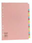 ValueX Divider 20 Part A4 155gsm Card Assorted Colours - 80005DENT - GARDEN & PET SUPPLIES