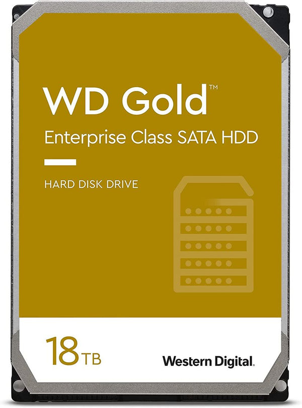 Western Digital Gold 3.5 Inch 18TB Serial ATA HDD - GARDEN & PET SUPPLIES