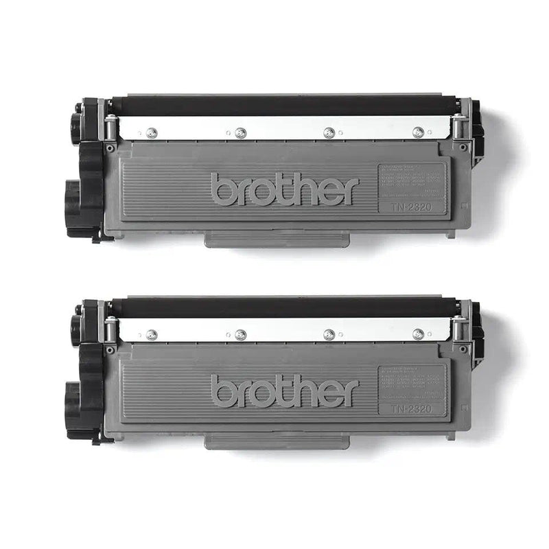 Brother Black Toner Cartridge Twin Pack 2 x 2.6k pages (Pack 2) - TN2320 - GARDEN & PET SUPPLIES