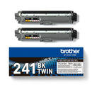 Brother Black Toner Cartridge Twin Pack 2 x 2.5k pages (Pack 2) - TN241BK - GARDEN & PET SUPPLIES