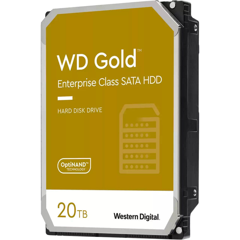 Western Digital Gold 20TB SATA 6Gbs 3.5 Inch 7200 RPM Internal Hard Disk Drive - GARDEN & PET SUPPLIES