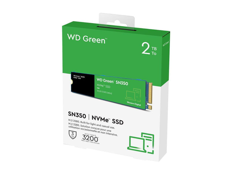 Western Digital Green 2TB PCIe G3 QLC NVMe M.2 Internal Solid State Drive - GARDEN & PET SUPPLIES