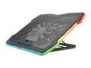 Trust GXT 1126 Aura Multicolour Illuminated Laptop Cooling Stand - GARDEN & PET SUPPLIES