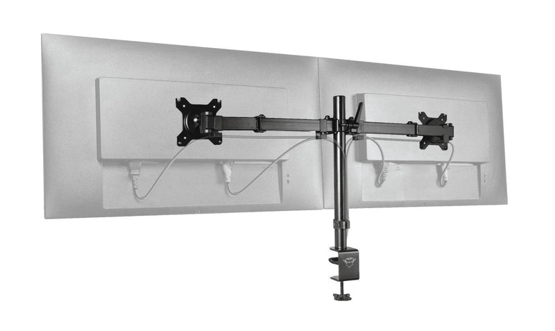 Trust GXT1120 32 Inch Mara Dual Monitor Mount - GARDEN & PET SUPPLIES