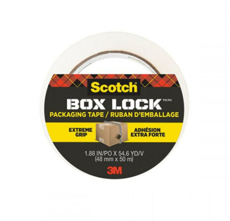 Scotch Box Lock Packaging Tape 3950 48 mm x 50 m Single Roll 7100263253 - GARDEN & PET SUPPLIES