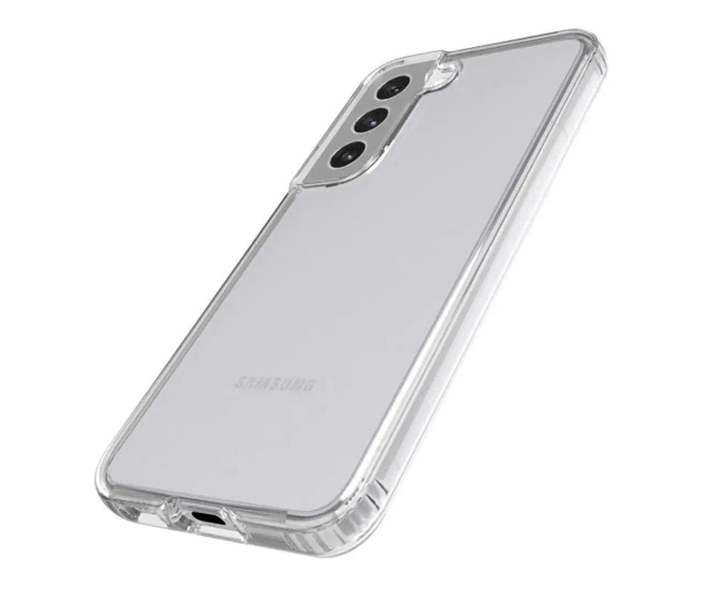 Tech 21 Evo Clear Samsung Galaxy S22 Plus Mobile Phone Case - GARDEN & PET SUPPLIES