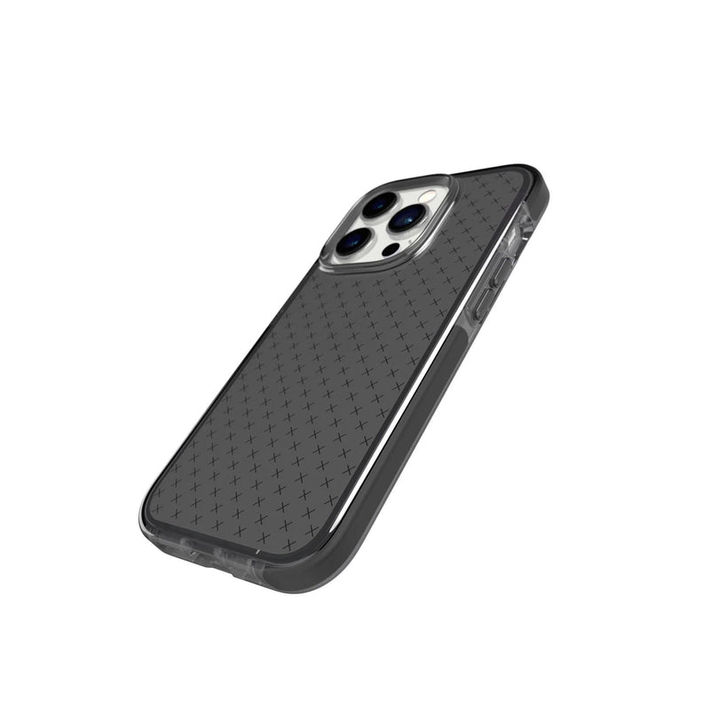 Tech 21 Evo Check Smokey Black Apple iPhone 14 Pro Mobile Phone Case - GARDEN & PET SUPPLIES