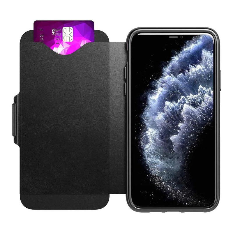 Tech 21 Evo Wallet Black Apple iPhone 11 Pro Mobile Phone Case - GARDEN & PET SUPPLIES