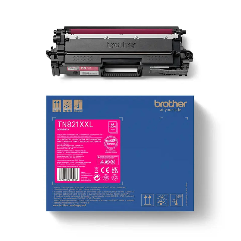 Brother Extra High Capacity Magenta Toner Cartridge 12K pages - TN821XXLM - GARDEN & PET SUPPLIES