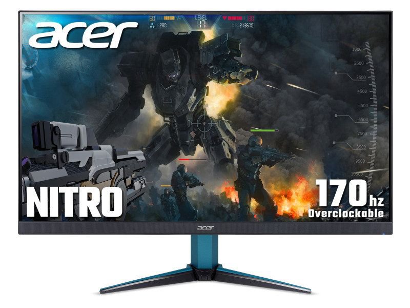 Acer NITRO VG2 VG272U 27 Inch IPS Wide Quad HD HDMI DisplayPort Gaming Monitor - GARDEN & PET SUPPLIES