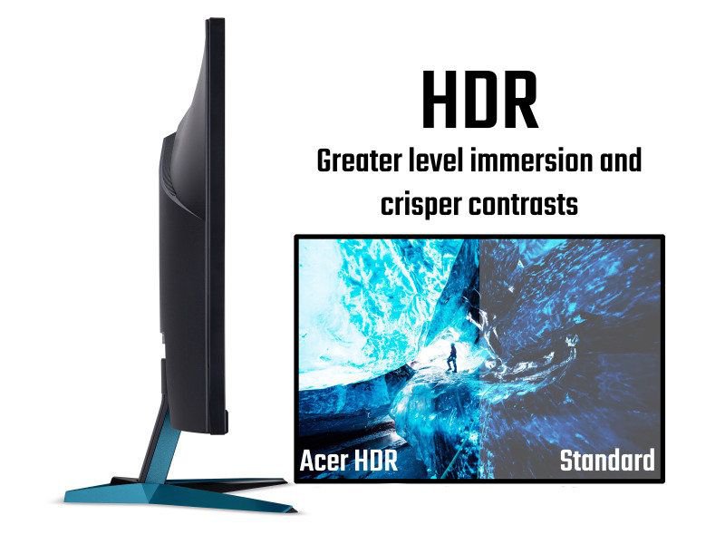 Acer NITRO VG2 VG272U 27 Inch IPS Wide Quad HD HDMI DisplayPort Gaming Monitor - GARDEN & PET SUPPLIES