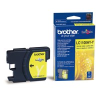 Brother Yellow High Yield Ink Cartridge 10ml - LC1100HYY - GARDEN & PET SUPPLIES