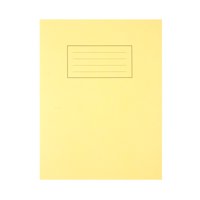 Silvine 9x7 inch/229x178mm Exercise Book Ruled Yellow 80 Pages (Pack 10) - EX103 - GARDEN & PET SUPPLIES