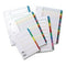 Concord Classic Index Jan-Dec A4 180gsm White Board with Coloured Mylar Tabs 02401/CS24 - GARDEN & PET SUPPLIES