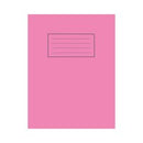 Silvine 9x7 inch/229x178mm Exercise Book Plain Pink 80 Pages (Pack 10) - EX112 - GARDEN & PET SUPPLIES