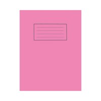 Silvine 9x7 inch/229x178mm Exercise Book Plain Pink 80 Pages (Pack 10) - EX112 - GARDEN & PET SUPPLIES