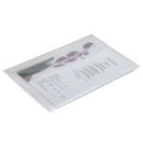 Rapesco Popper Wallet Polypropylene Foolscap Transparent Clear (Pack 5) - 695 - GARDEN & PET SUPPLIES