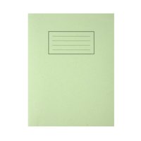 Silvine 9x7 inch/229x178mm Exercise Book Ruled Green 80 Pages (Pack 10) - EX102 - GARDEN & PET SUPPLIES