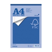 Silvine A4 Refill Pad FSC Ruled 160 Pages Blue (Pack 5) - FSCRP80 - GARDEN & PET SUPPLIES