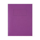 Silvine 9x7 inch/229x178mm Exercise Book Ruled Purple 80 Pages (Pack 10) - EX100 - GARDEN & PET SUPPLIES